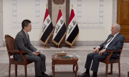 الرئيس العراقي يشيد بالعلاقات مع الصين